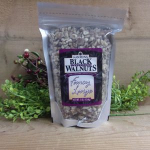 Black Walnuts, Hammons walnuts bag on a table