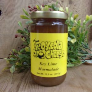 Key Lime Marmalade, Osceola Cheese marmalade jar on a table