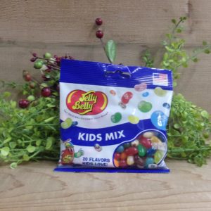 Kids Mix Jelly Beans, Jelly Belly bag on a table