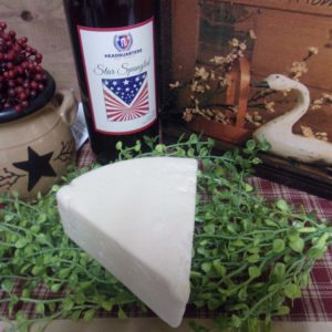 Fontinella cheese block on a table
