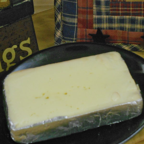 Beer Kaese cheese block on a table