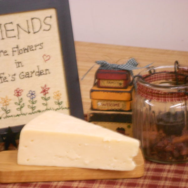 Bellavitano Gold cheese block on a table
